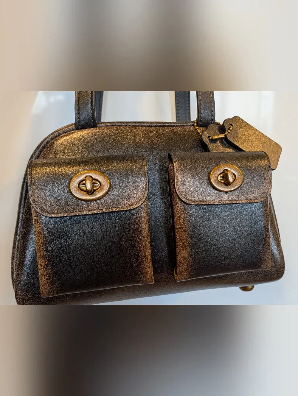 Coach Twinlock 20 Loved Leather Bag - Picture 5 of 15